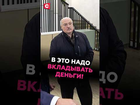 Лукашенко: В это НАДО вкладывать деньги! #беларусь #лукашенко #президент #новости
