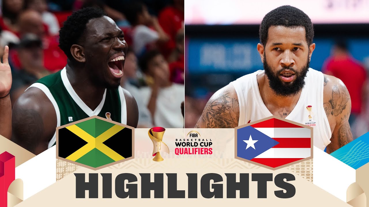 Jamaica 🇯🇲 vs Puerto Rico 🇵🇷 Highlights | FIBA WC Qualifiers
