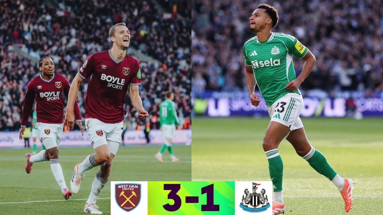 West Ham 3-1 Newcastle | EPL Highlights 2025 ⚽