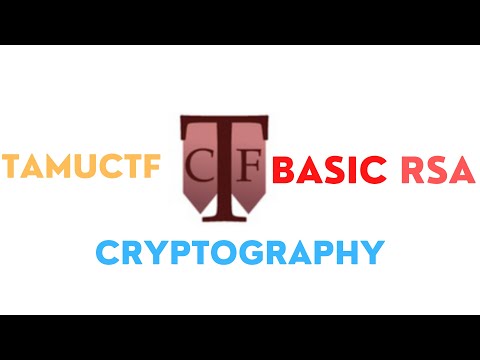 Basic RSA | Cryptography | Tamuctf 2021 | CTF