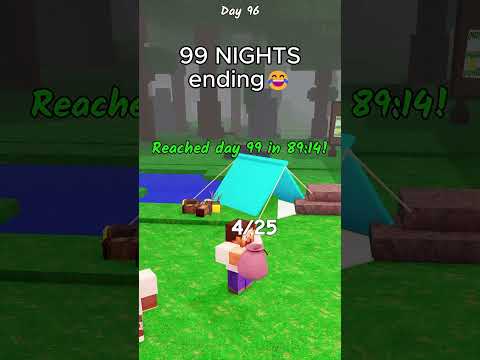 FINAL ENDING in 99 Nights in the Forest Roblox Classes Update Speedrun (Story Ending Guide)