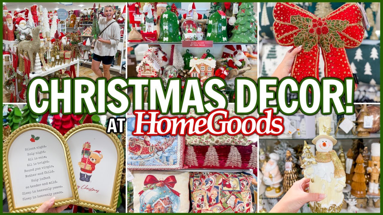 🎄 New 2025 Christmas Decor at HomeGoods!