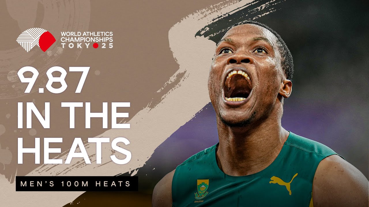 Leotlela Breaks Personal Best with 9.87s in 100m Heats at World Championships 🏃♂️