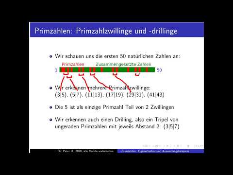 Primzahlen, Folge 5: Primzahlzwillinge und -drillinge