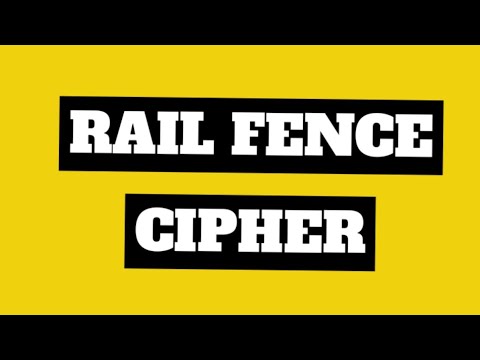 Rail Fence Cipher | Encryption Decryption | Information Security | Hindi /Urdu