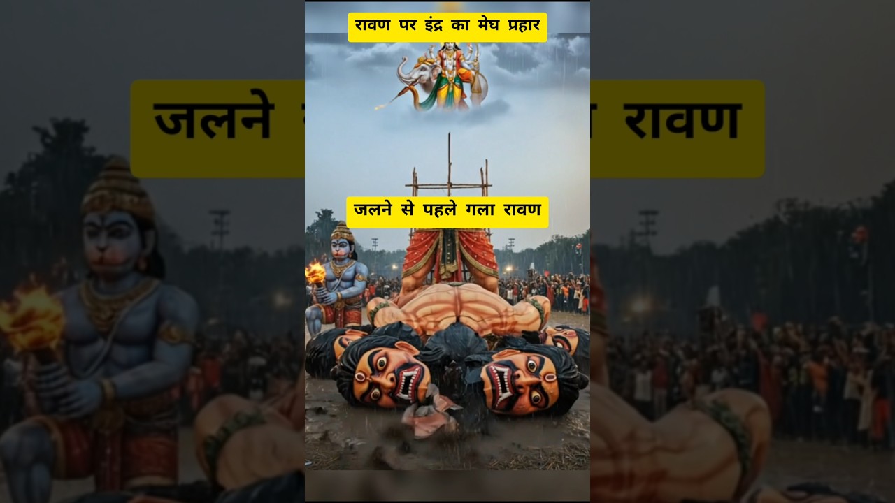 जयपुर-दिल्ली में दशहरे पर बारिश का कहर! क्या रावण के पुतले टिक पाए? | Ravan Dahan Gone Wrong