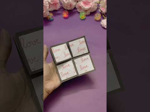 Folded card tutorial | DIY Gift idea | for scrapbook decoration | paper craft