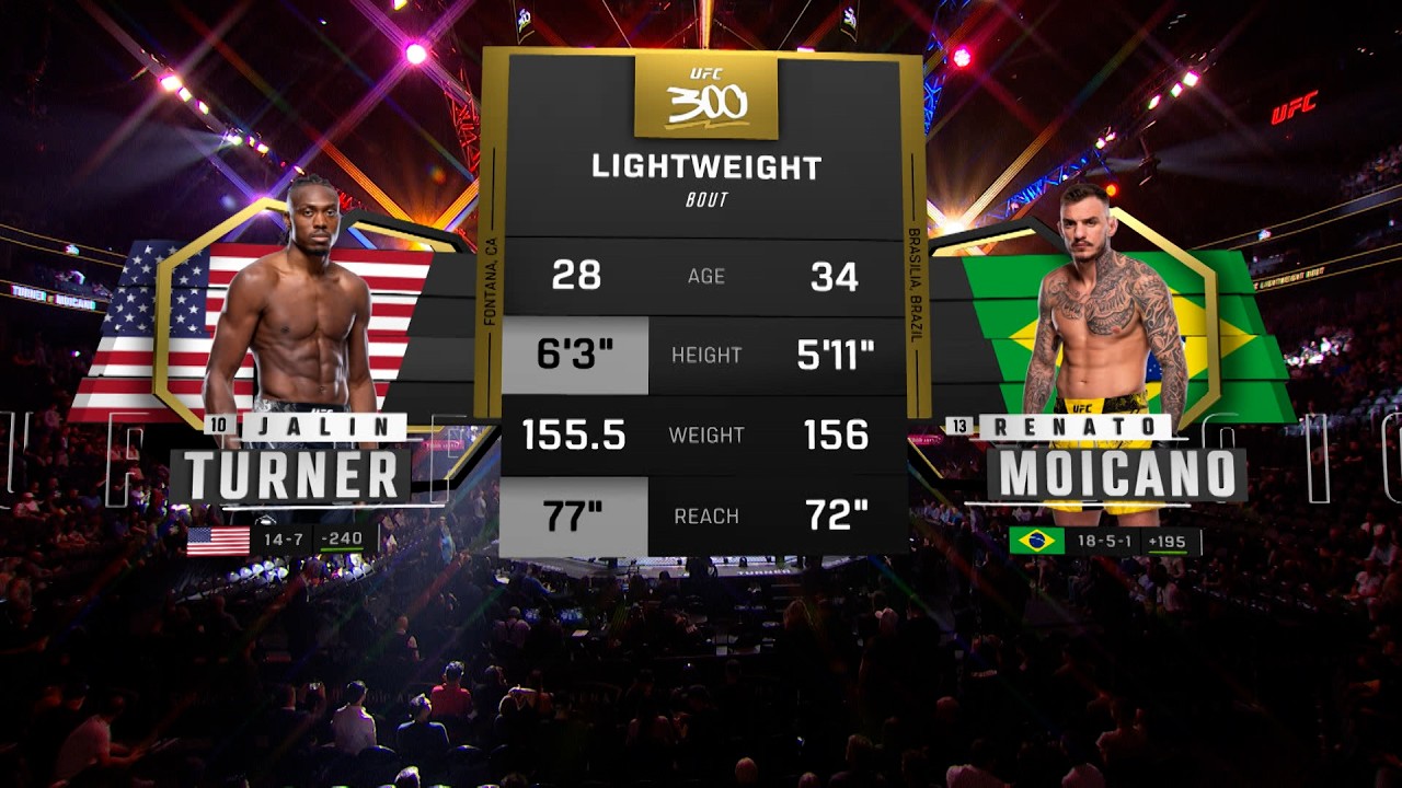 Jalin Turner x Renato Moicano | LUTA COMPLETA | UFC Vegas 115