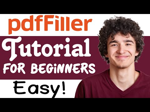 pdfFiller Tutorial For Beginners | How To Use pdfFiller