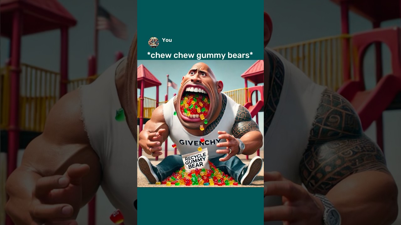 Dwayne & Peele Gummy Bears AI Edition π¬