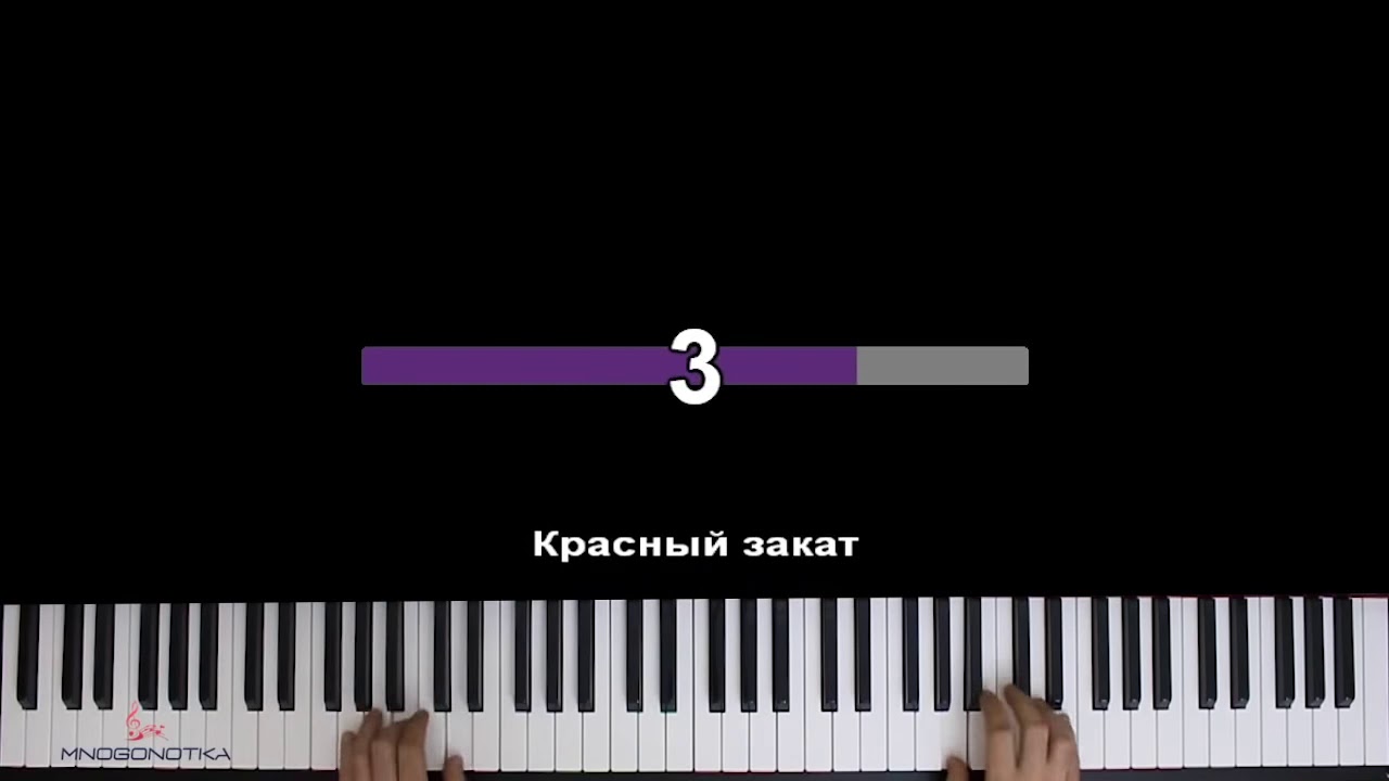 PIZZA Улыбка — Караоке с нотами и MIDI | HD