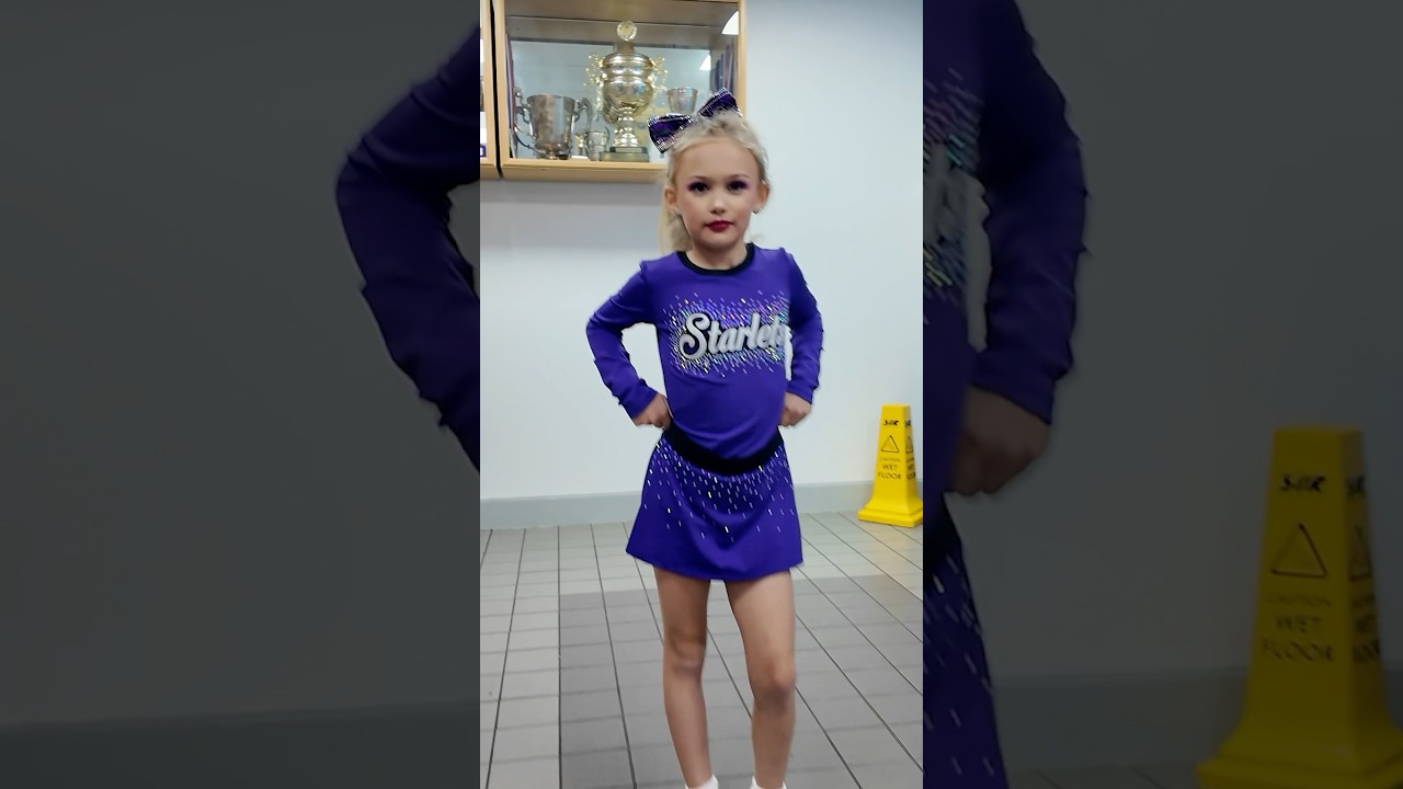My daughter‘s first cheerleading competition #jonathanjoly #shorts #cheerleader