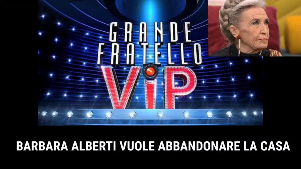Barbara Alberti lascia il Grande Fratello VIP