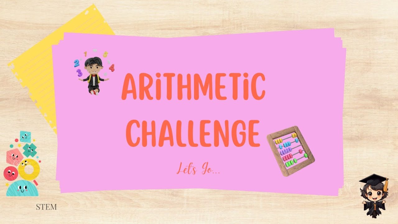 Master Arithmetic Fast! Addition, Subtraction, Multiplication & Division Challenge 🧠