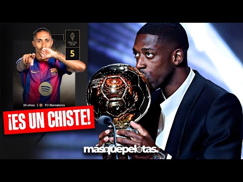 ¡POLÉMICA TOTAL! 😡 Dembélé gana el Balón de Oro por delante de Lamine + Raphinha 5º