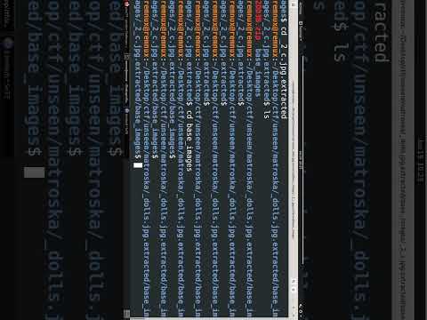 CTF forensic challenge solve...picoctf Matryoshka doll...#shorts #1minctf