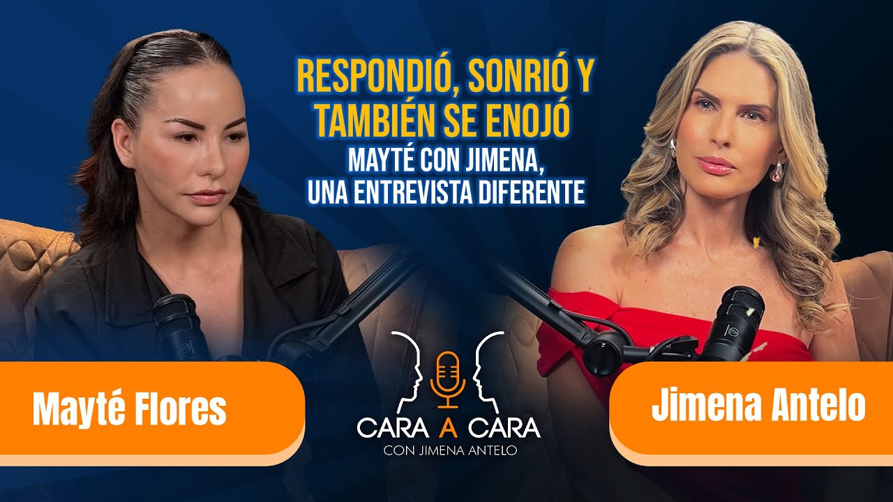 RESPONDIÓ, SONRIÓ Y TAMBIÉN SE ENOJÓ, Mayté Flores con Jimena, una entrevista diferente