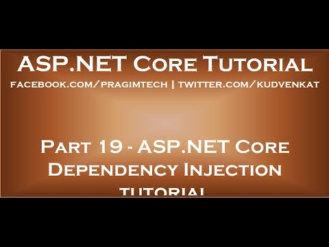 ASP.NET Core Dependency Injection Tutorial