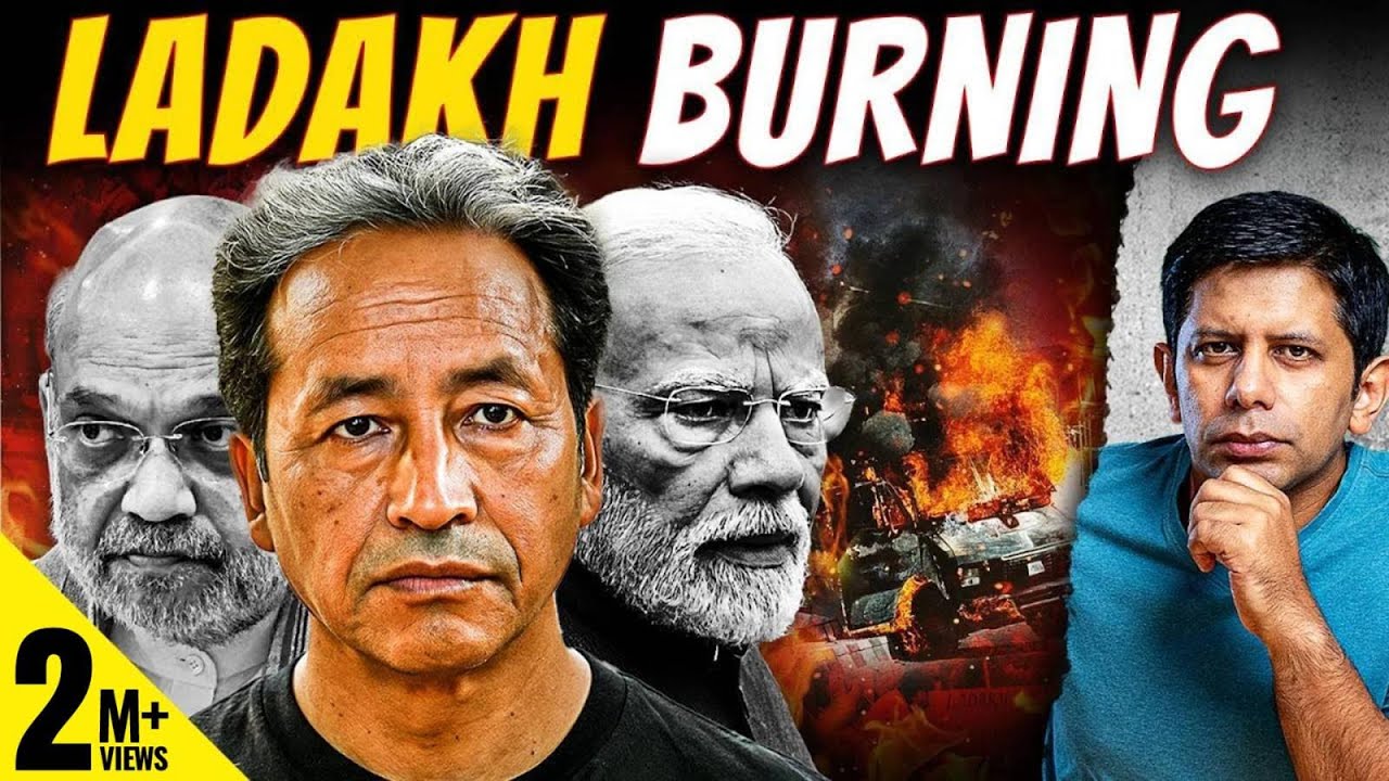 Pt.1- Who Set Ladakh On Fire? | Conspiracy By Sonam Wangchuk Or Apathy Of BJP Govt? | Akash Banerjee