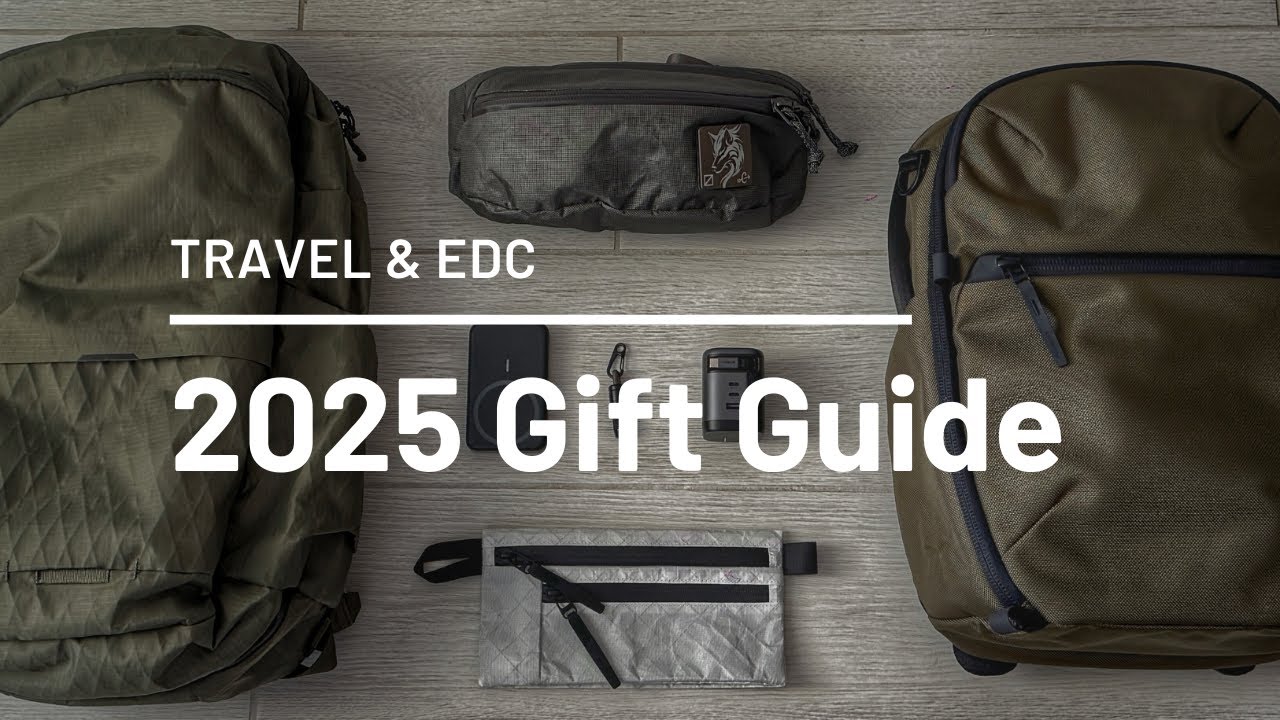 2025 Travel & EDC Gift Guide: Minimal Gear ✈️
