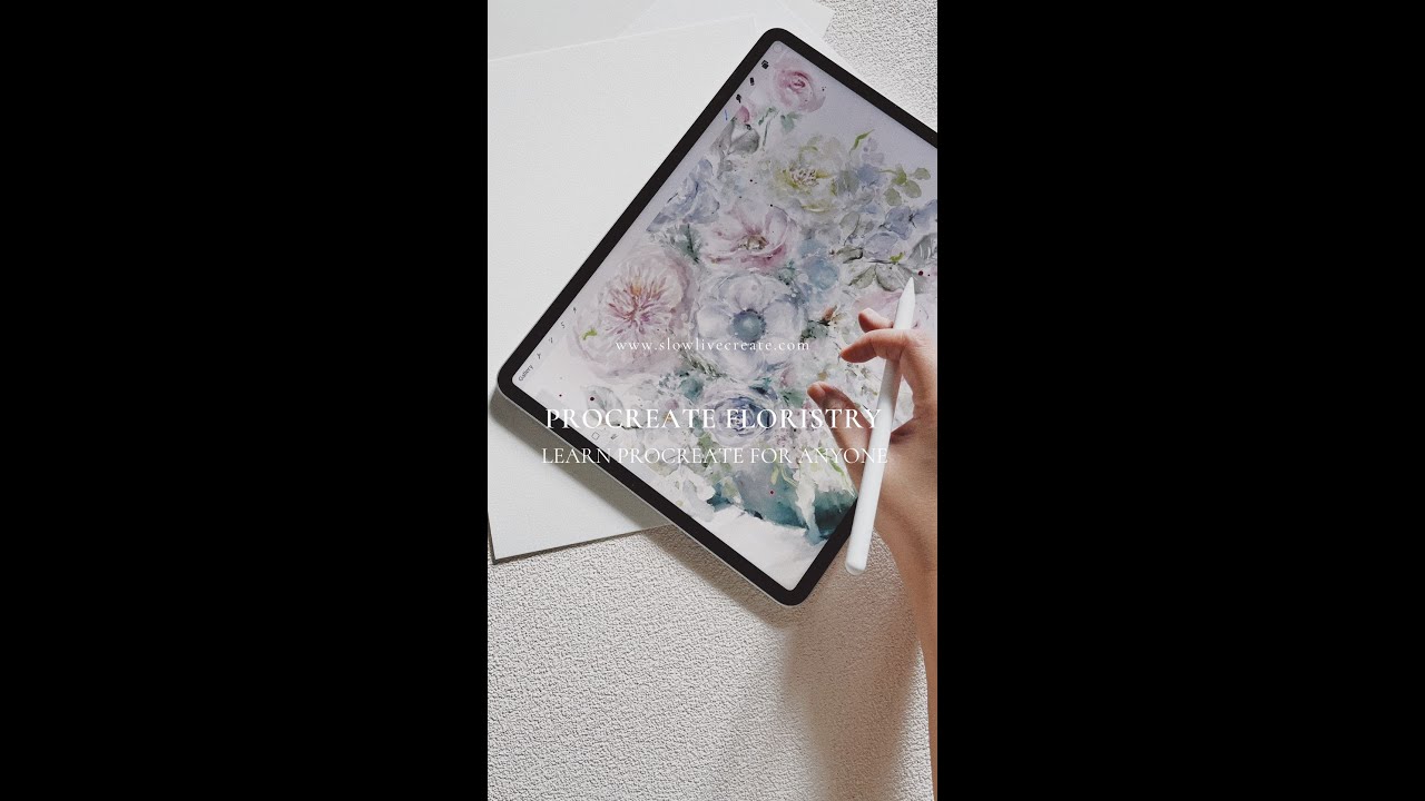 Learn Procreate Floristry with me! #procreatetutorial #procreate #masterclass #ondemand