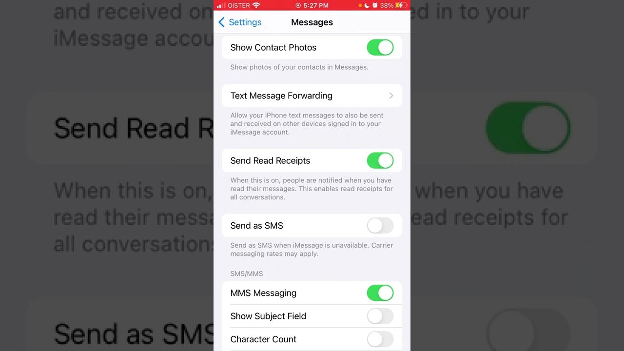 Enable Read Receipts on iPhone Messages 📱