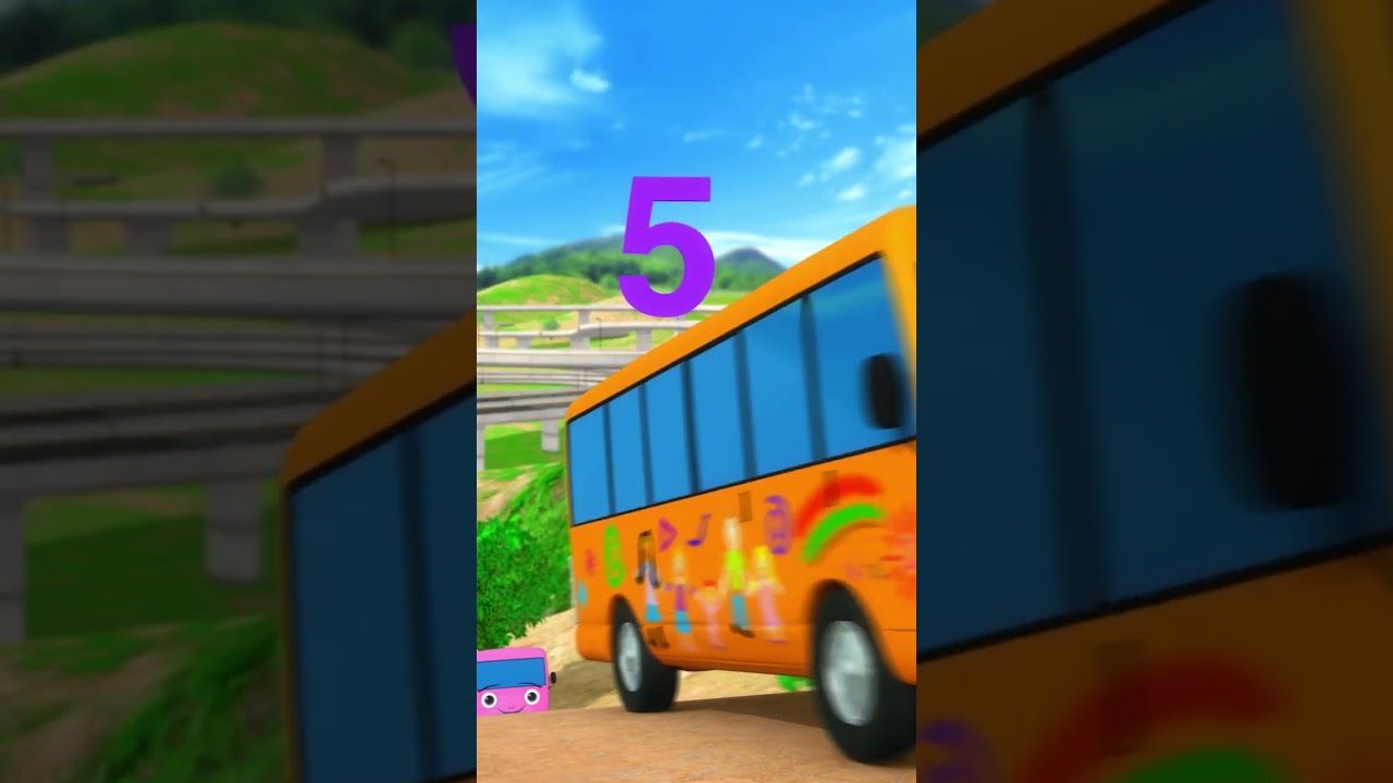 Learn Counting with 10 Little Buses 🚍 | Fun Kids Song for Early Learning