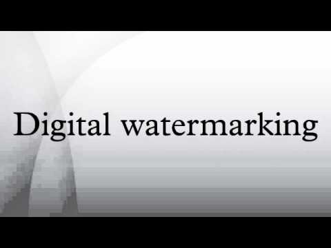 Digital watermarking
