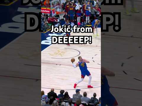 Jokić Scores Stunning 3/4 Court Shot! 😱