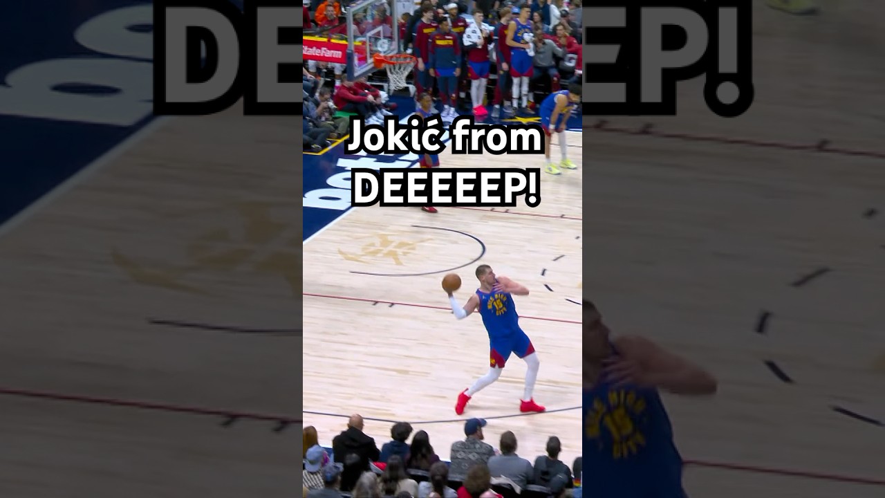 Jokić Scores Stunning 3/4 Court Shot! 😱