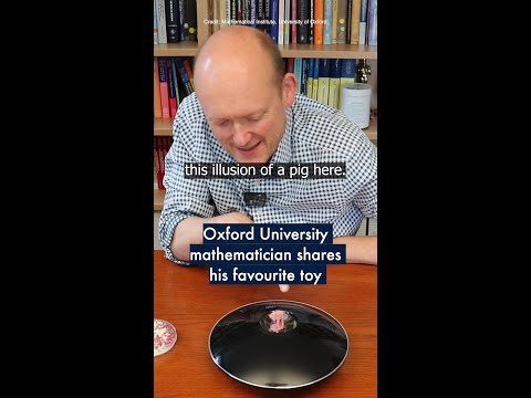 Oxford University mathematician shares his favourite toy 😮 #OxfordUni