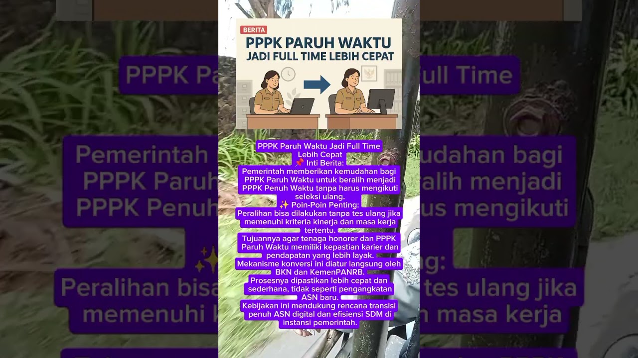 PPPK Paruh Waktu Jadi Full Time Labih Cepat #pppk #pppkparuhwaktu #asn