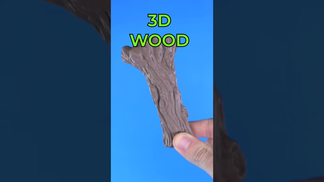 3d printed wood vs real