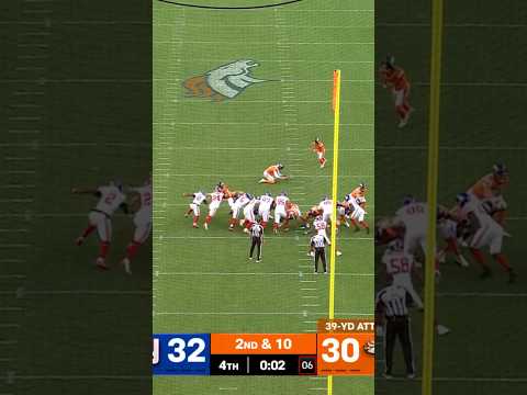 Will Lutz SNIPES the GAME WINNING FIELD GOAL after 33 unanswered PTS Broncos vs Giants #nfl #broncos