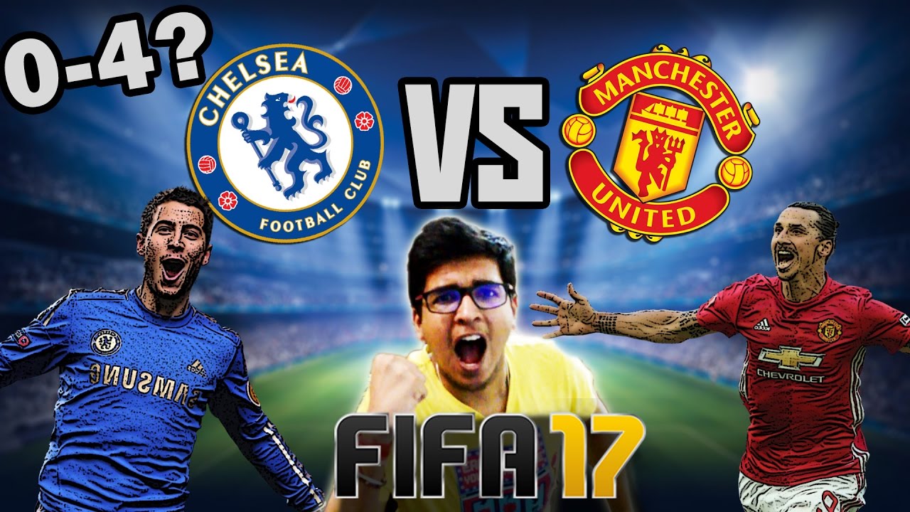 FIFA 17: Man Utd vs Chelsea 4-0 Revenge ⚽