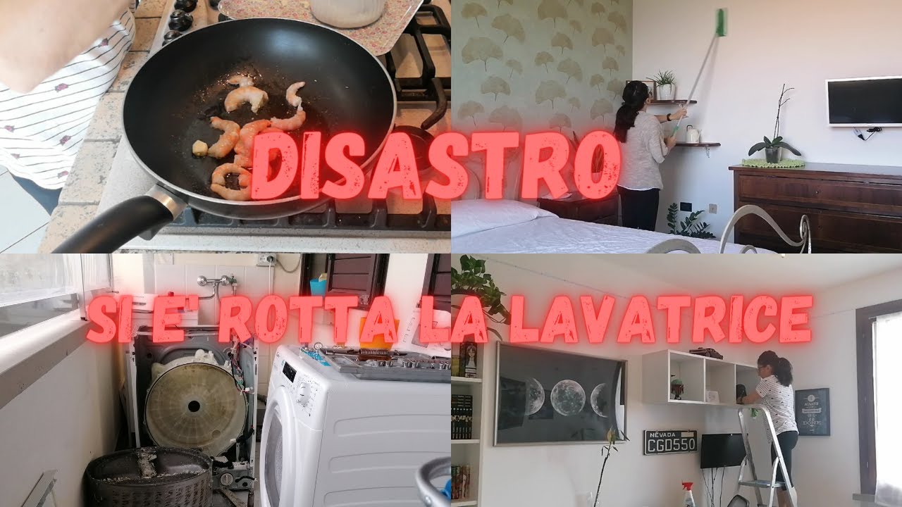 Vlog Disastro: La Lavatrice si Rompe 😱