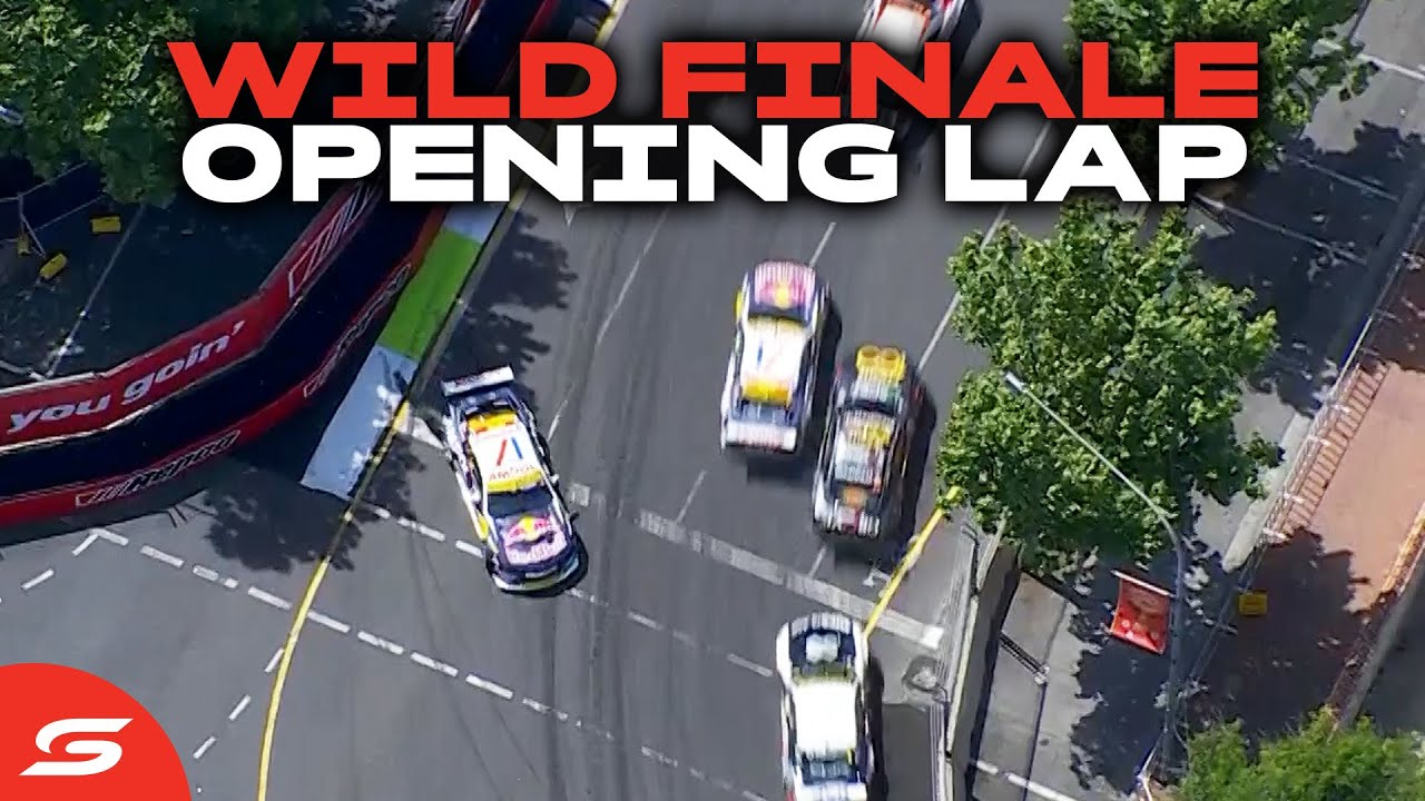 Wild First Lap at Adelaide Supercars Finale π
