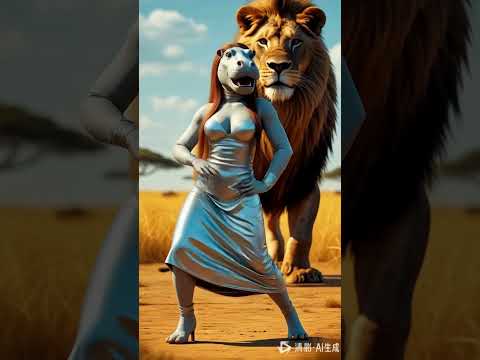 Brainrot Dance with Wild Animals ๐บ๐ฆ๐| Surreal Fantasy Dance Shorts #shorts #ai #aivideo