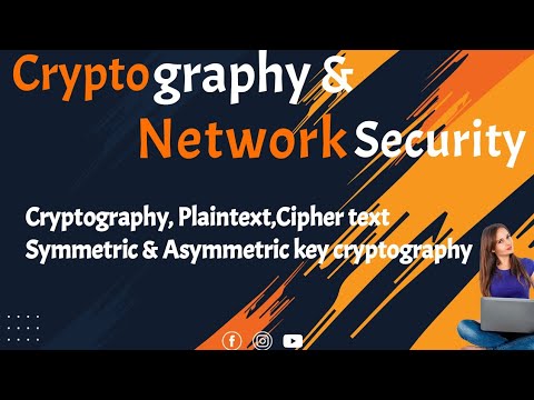 Cryptography|Plaintext|Cipher text|Cryptography and Network security