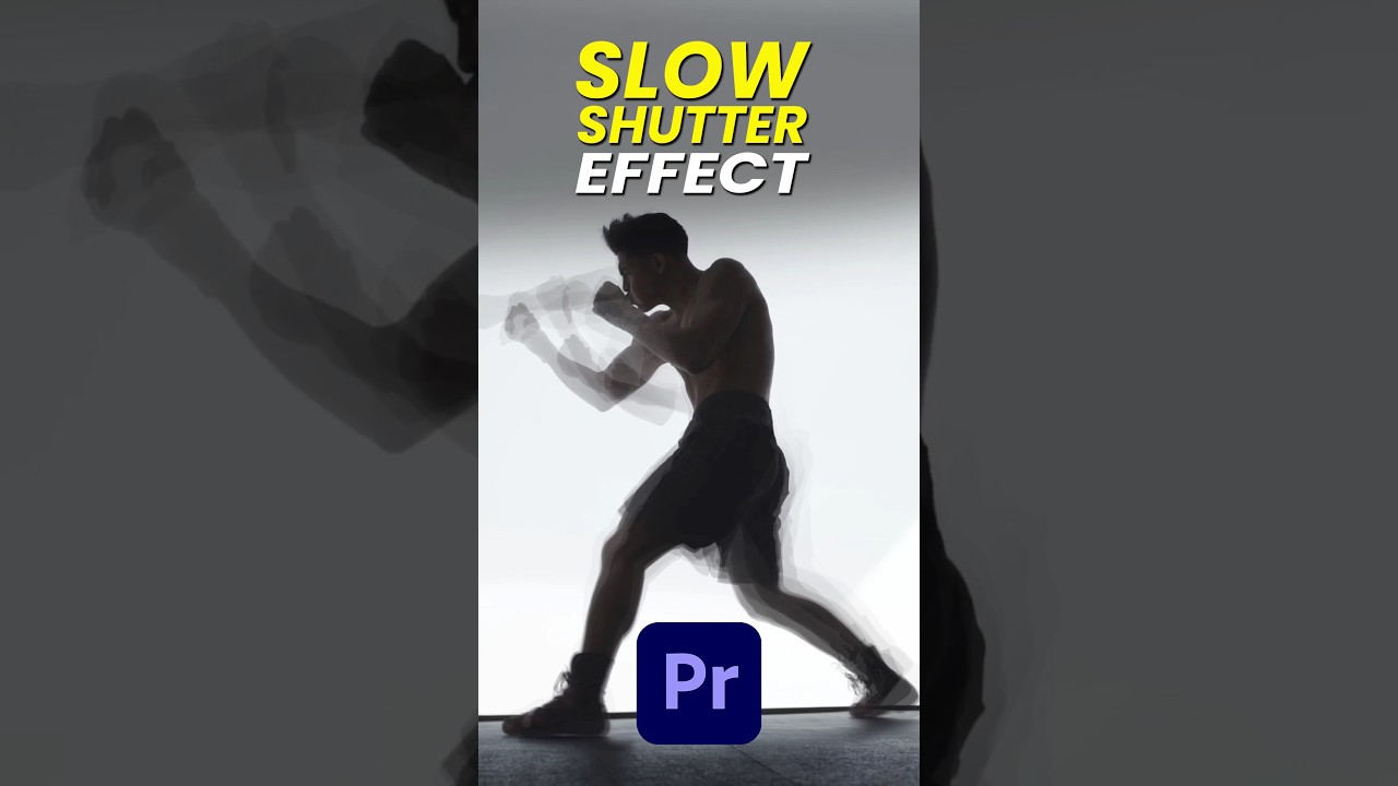 Create Slow Shutter Effect in Premiere Pro 📹