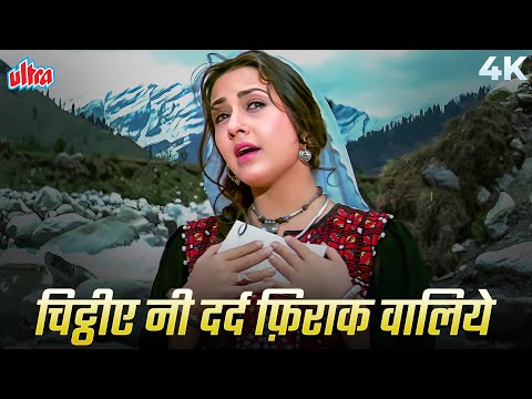 "Chitthiye Ni Dard Firaaq Valiye (4K) Song : Reliving the Pain of Love with Lata Mangeshkar | Henna"