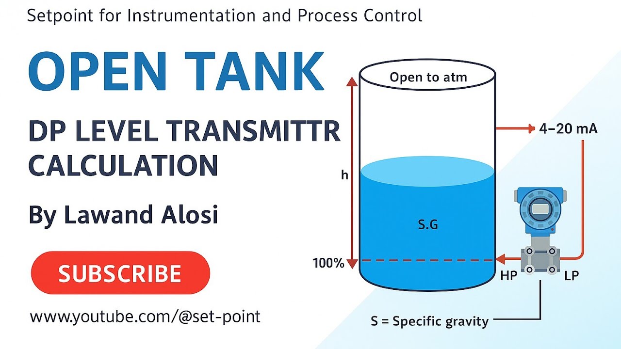 DP Level Transmitter Calibration for Open Tanks
