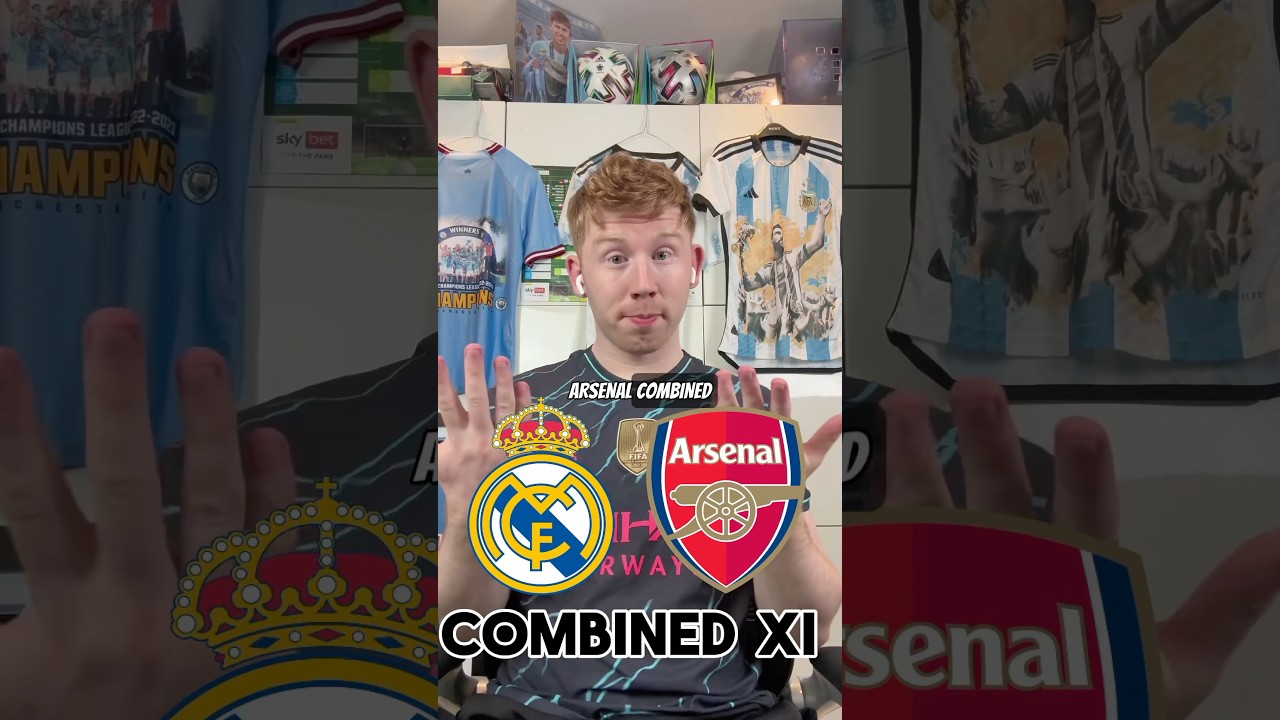 Real Madrid vs Arsenal Combined XI ⚽