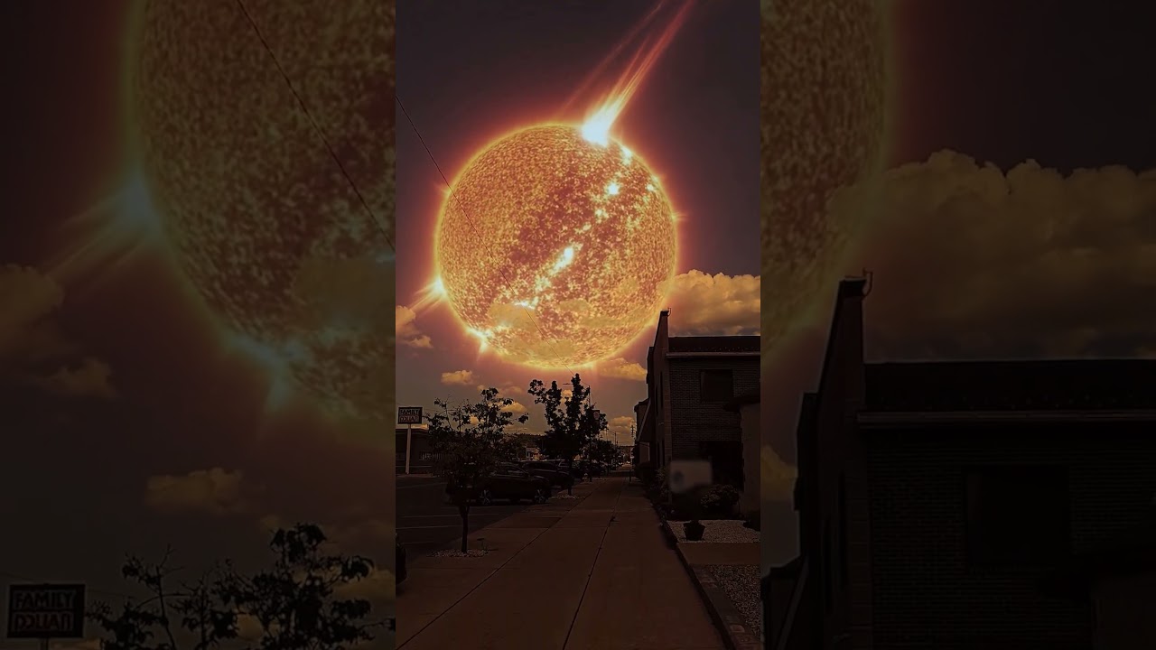 The Sun's Transformation into a Black Hole: A Visual Effects Perspective