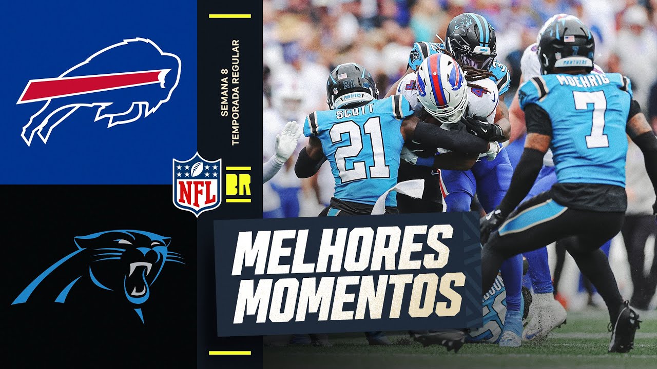 Semana 8: Buffalo Bills vs. Carolina Panthers | Melhores Momentos da NFL 2025 🏈