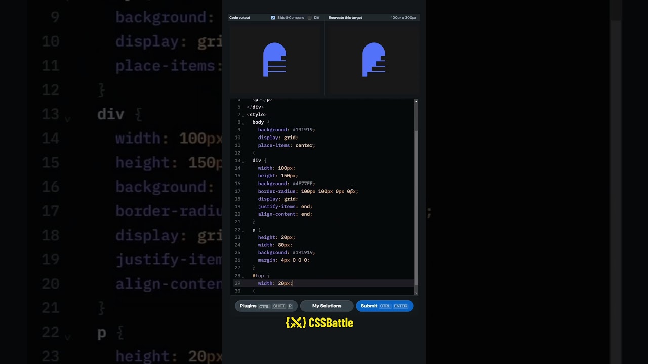 CSS Battle #86 - Stairway Solution 🧱