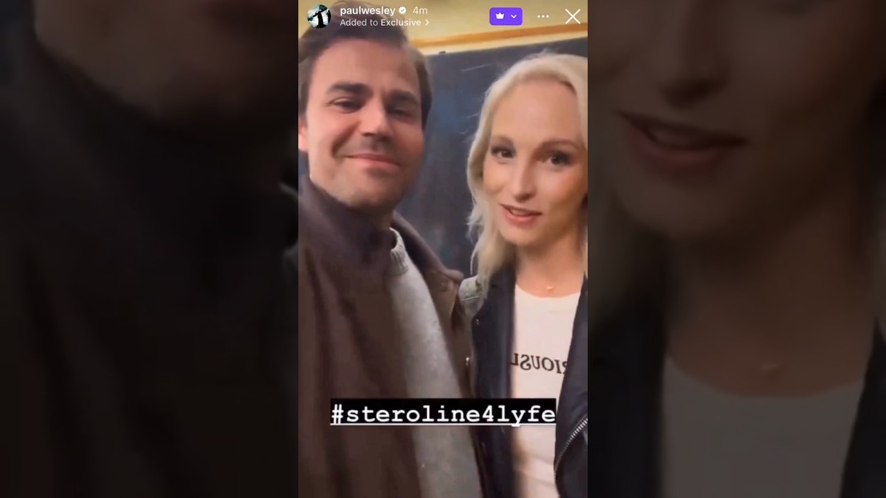 Paul and Candice Film Video with #steroline4lyfe 🎥