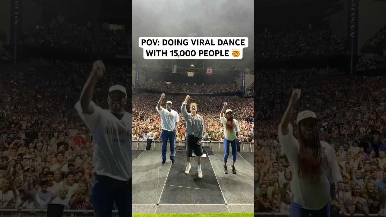 Watch 15,000 People Break the Internet with This Viral Dance! 🤩