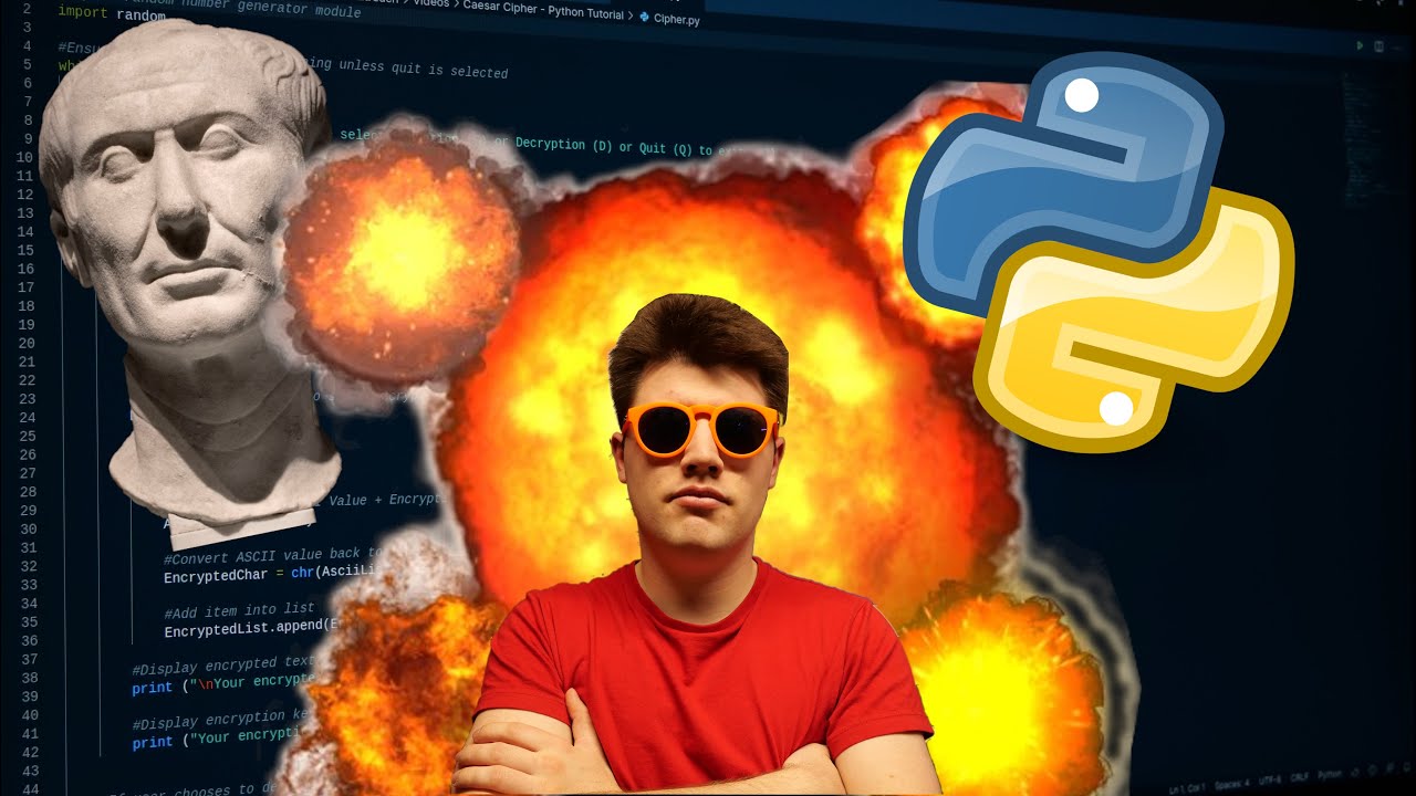 Learn How to Build a Caesar Cipher in Python 🧑‍💻 | Step-by-Step Tutorial