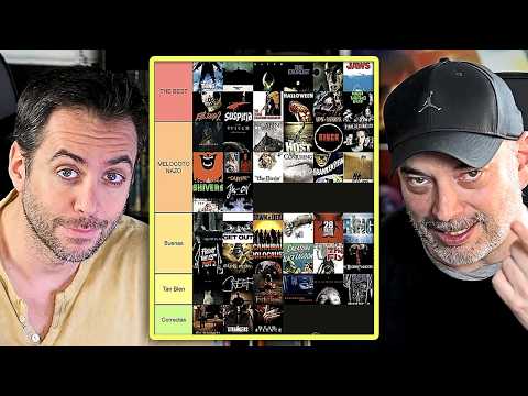 TIER LIST MEJORES PELÍCULAS DE TERROR DE LA HISTORIA por Jordi Wild y Alejandro G. Calvo